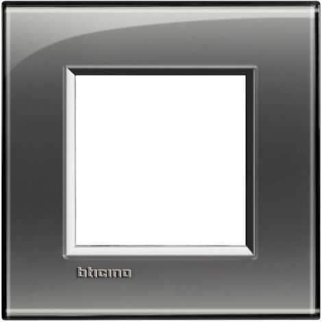 Plaque Livinglight Kristall 2 modules Brouillard BTICINO LNA4802KF