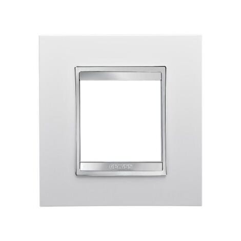 PLAQUE LUX INT. 2P BLANC CRÈME GEWISS GW16222TB
