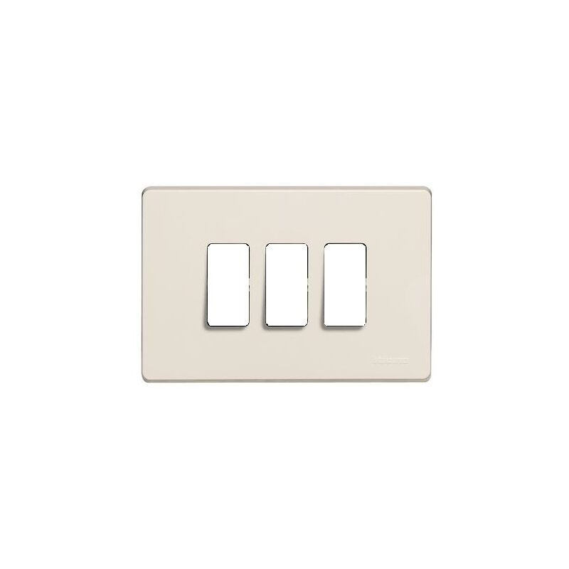 Plaque magique 3 modules Bticino