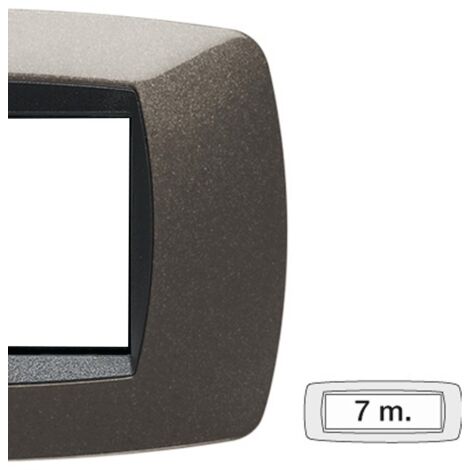 Plaque maîtresse Modo 7 modules gris anthracite 39TC387