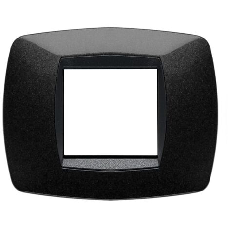 Plaque Master Modo 2 modules noir 39TC202