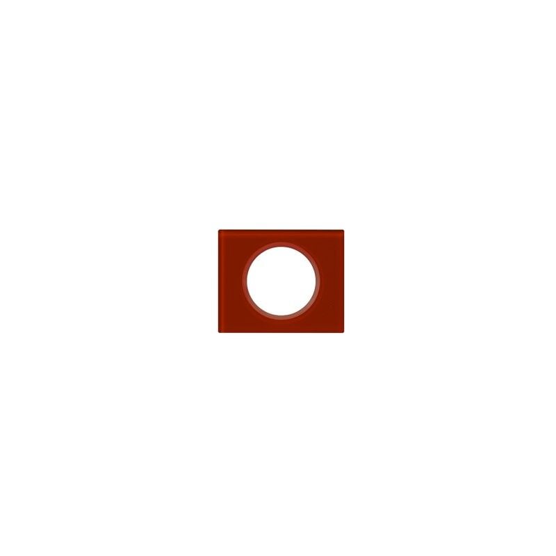 Legrand - plaque matiere 1 poste verre carmin celiane 069471