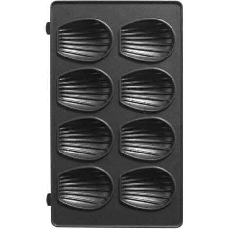 SEB – Coffret de 2 plaques mini-madeleines – Compatible Snack Collection et Snack Time – Rangement esthétique – Pour gaufrier TEFAL