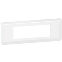 Plaque Mosaic - 6 modules - Montage horizontal - Blanc - Legrand