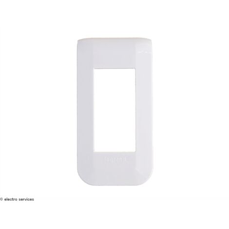 Plaque Mosaic Legrand 1 module Finition: Blanc