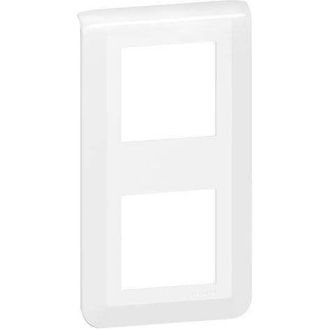 Plaque Mosaic pour 2 x 2 modules - Composable - Blanc - Legrand