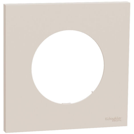 Plaque Odace Beige sable 1 poste (S902702)