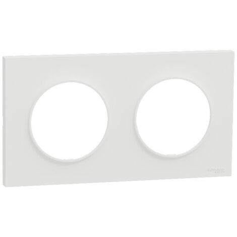 Plaque Odace Blanc Origine 2 postes (S929704P)