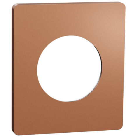 Plaque Odace Cuivre Architecte 1 poste (S931802)