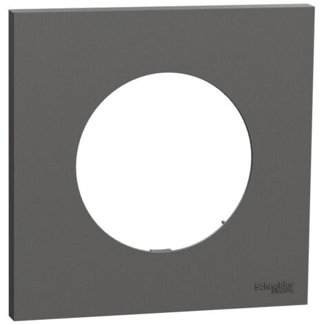 Plaque Odace Gris basalte 1 poste (S904702)