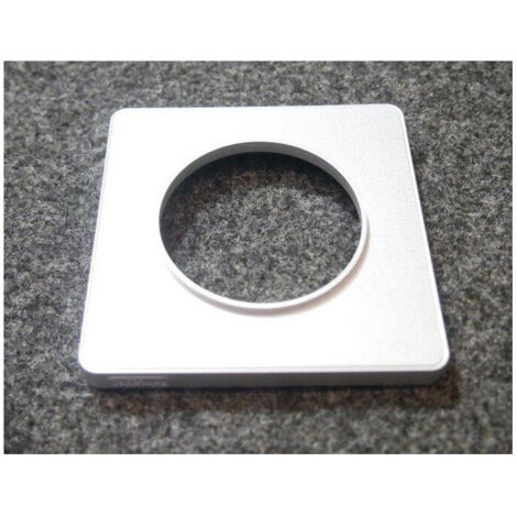 Plaque ODACE TOUCH aluminium 1 poste  - SCHNEIDER ELECTRIC - S530802