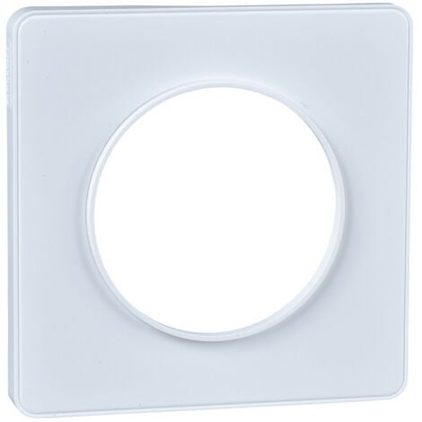 SCHNEIDER ELECTRIC Odace Touch - plaque de finition 1 poste - Blanc RAL9003 (S520802)
