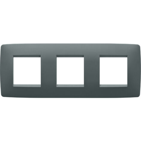 PLAQUE ONE 2+2+2P H SARCELLE GEWISS GW16126VZ