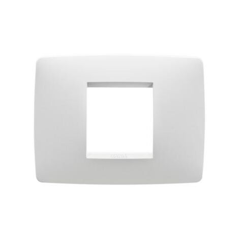 PLAQUE ONE 2P BLANC CRÈME GEWISS GW16102TB