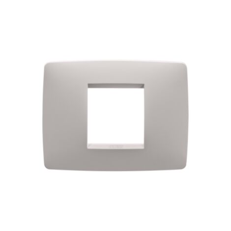 PLAQUE ONE 2P NATUREL BEIGE SATIN GEWISS GW16102VL