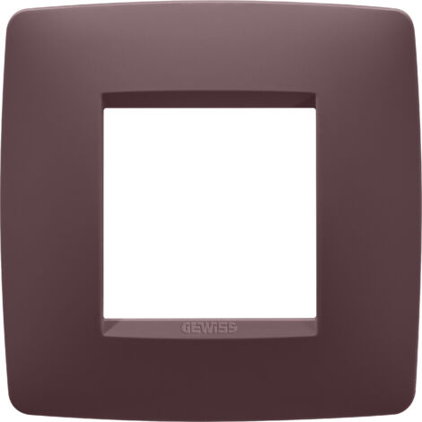 PLAQUE ONE 2P ROUGE TOSCANE GEWISS GW16122VD