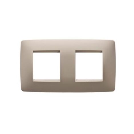 PLAQUE ONE INT. 2+2P H CHANVRE GEWISS GW16123TC