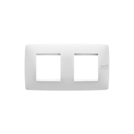 PLAQUE ONE INT.2+2P O.BLANC ANTIBACT. GEWISS GW16123AB