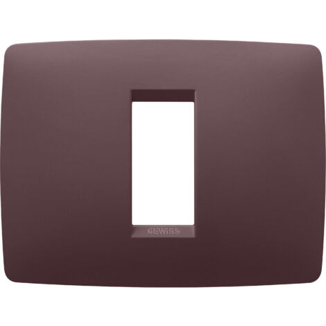 PLAQUE ONE RECT. 1P ROUGE TOSCANE GEWISS GW16101VD