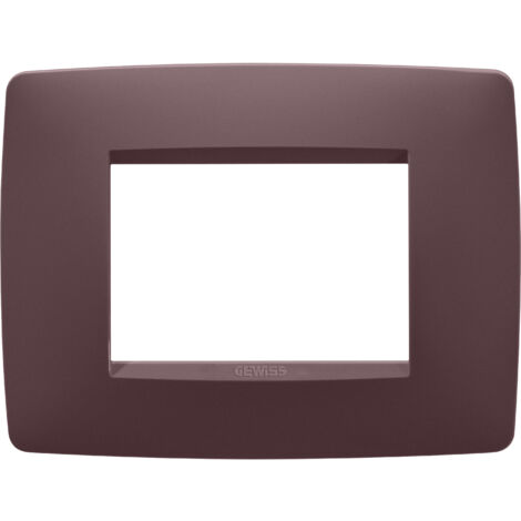 PLAQUE ONE RECT. 3P ROUGE TOSCANE GEWISS GW16103VD