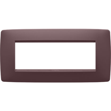 PLAQUE ONE RECT. 6P ROUGE TOSCANE GEWISS GW16106VD