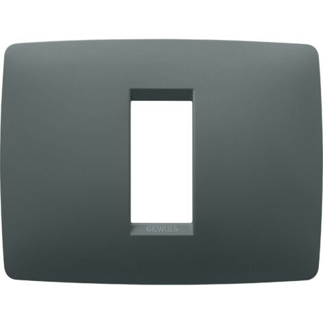 PLAQUE ONE RECTANGULAIRE 1P SARCELLE GEWISS GW16101VZ