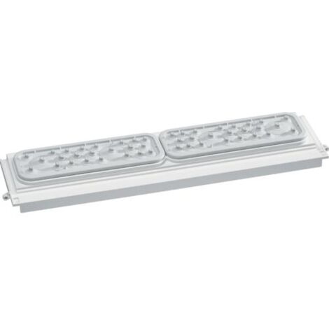 Plaque passe câbles avec prédécoupes avec 2 entrées IP41 HAGER FD00P2