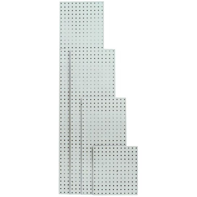 Plaque perforée 495x457 mm gris clair ral 7035