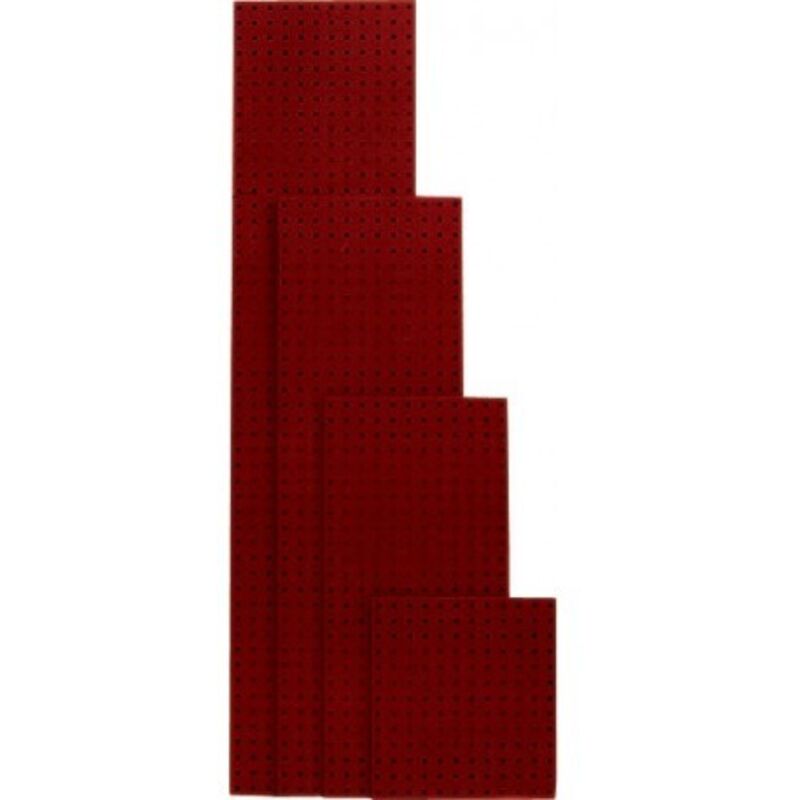 Plaque perforée 495x457 mm rouge poupre ral 3004