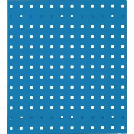 Plaque perforée B450xL500mm bleu ciel