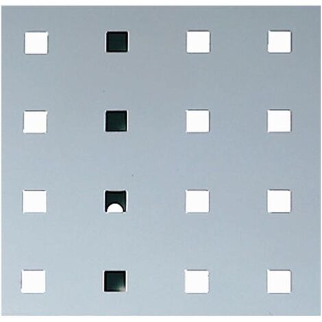 Plaque perforée B457xL495mm gris clair
