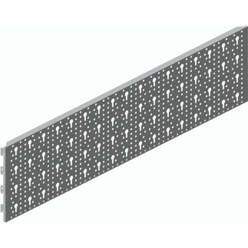 Element System - Plaque perforée en acier Matériau sta blanc L.800mm l.200mm - 11400-00004