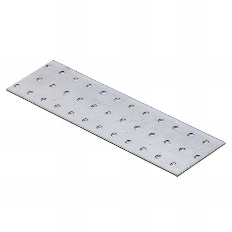 Fixtout - Plaque perforée galvanisée - 240 x 60 x 2,0 mm