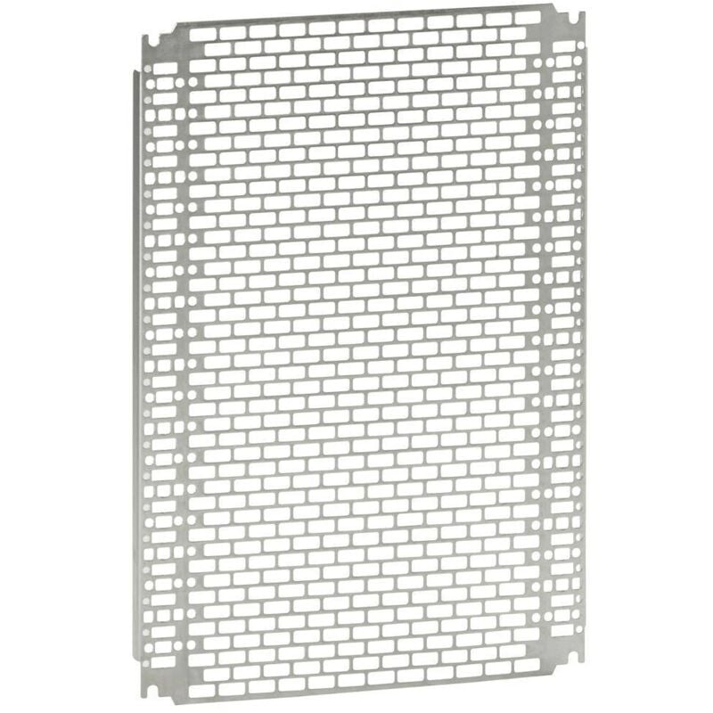 Plaque perforée Lina 25 pour coffret Atlantic , Atlantic Inox hauteur 300 x largeur 200 LEGRAND 036007
