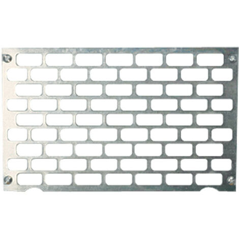 Plaque perforée pour coffret Plexo3 12 modules hauteur 150mm (001962)