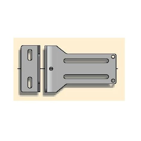 Plaque PH zinguée pour support réf. 910000 somfy