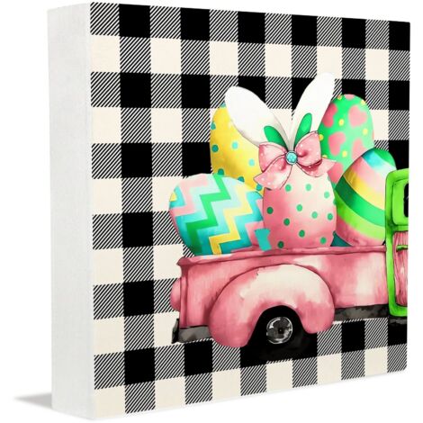 Plaque photo commémorative en cadeau, panneau décoratif en bois pour la maison, style rustique, style ferme, carré, pour bureau ou décoration intérieure.