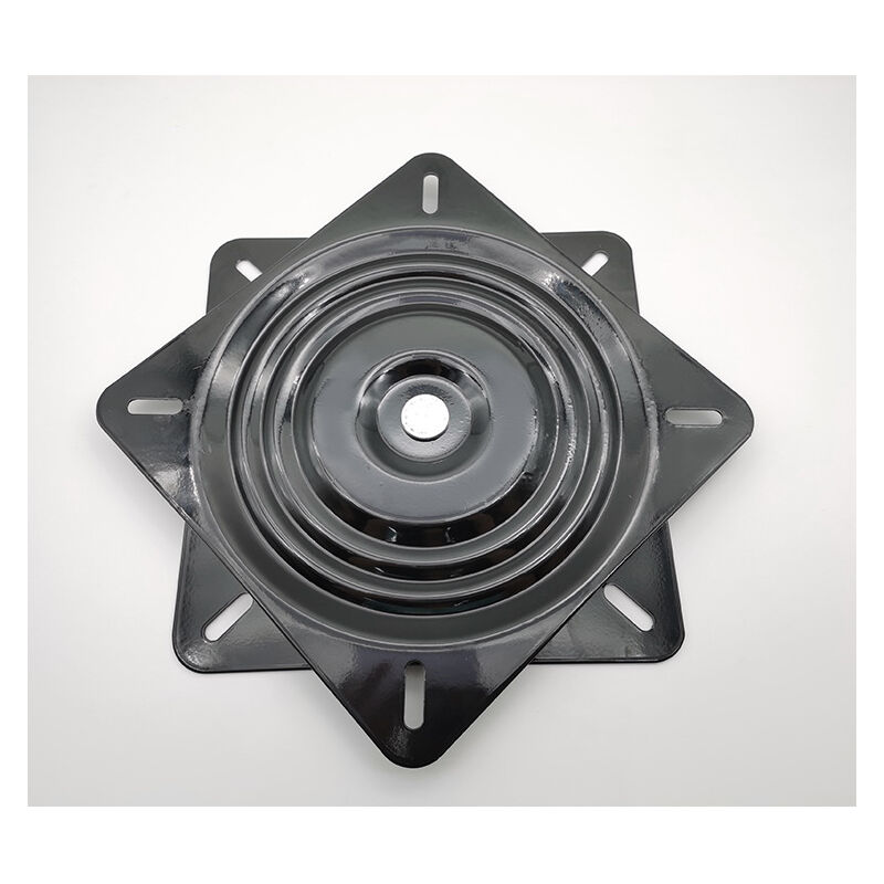 Plaque Pivotante à Roulement Plateau Tournant Portant 360 ° Plaque Pivotante à Roulement Carré Plaque de Roulement Rotative 6 Pouce pour Table Chaise