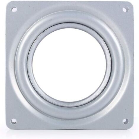 Plaque pivotante, Plaque tournante carrée pivotante en métal de 4 "pour Support de Plateau tournant pour téléviseur
