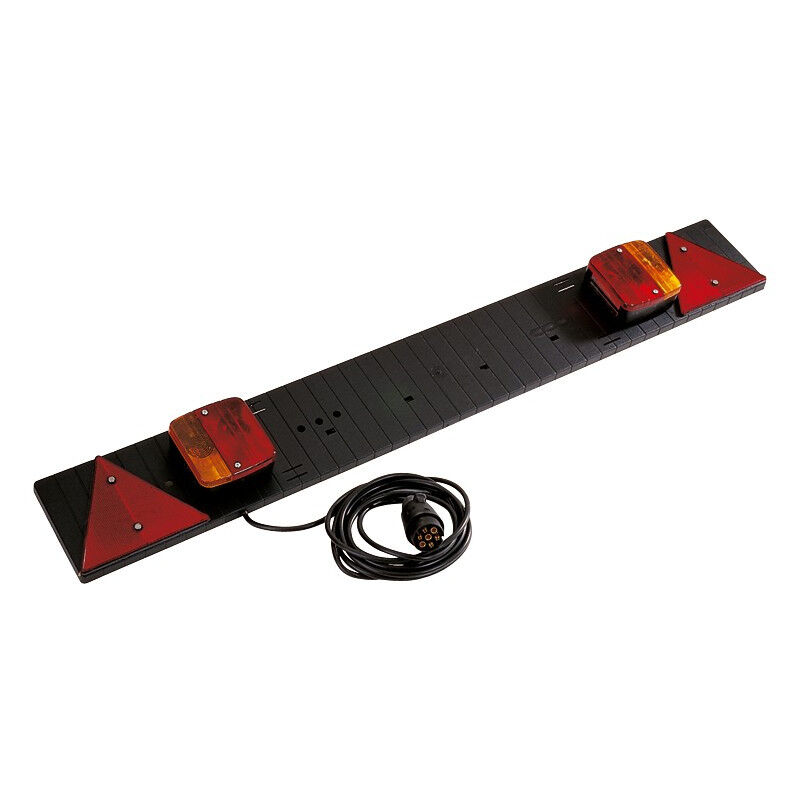 Maxter - Plaque d'Éclairage Plastique 1M03 – Alimentation 4M avec Feux et Triangles