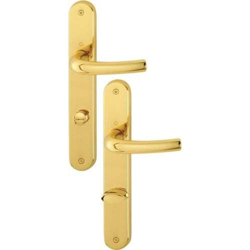 Hoppe - Garniture à plaque longue Tôkyô M1710RH/265 ms F71 sk/ol 78mm din l/r - 2804328