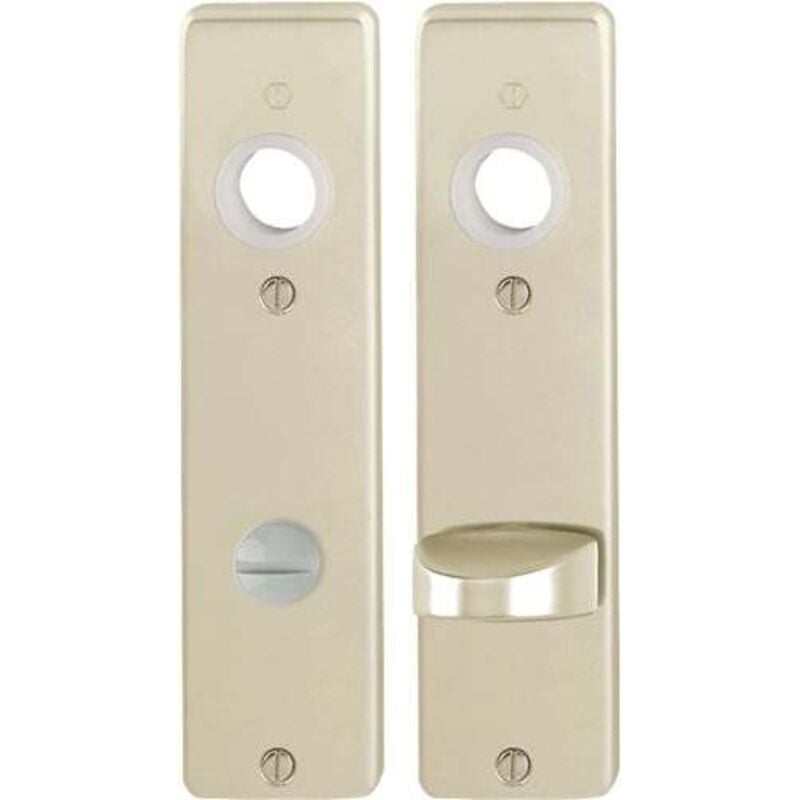 Hoppe Paire de plaques courtes 202KP alu.F2 sk/ol pa - 3105422