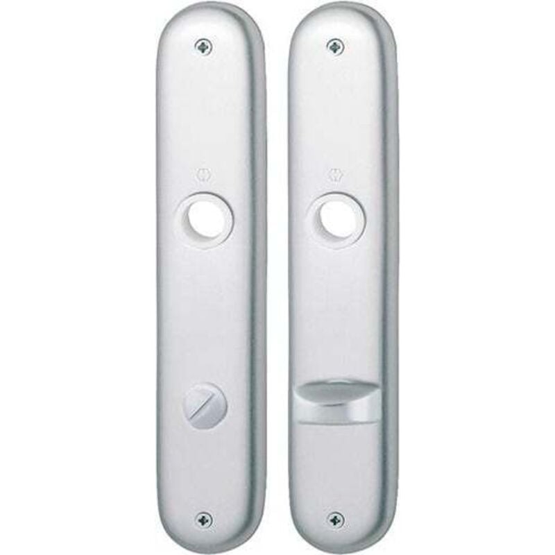 Hoppe Paire de plaques longues 273P F1/naturel.F1 Salle de bain sk/ol 78mm - 2800423