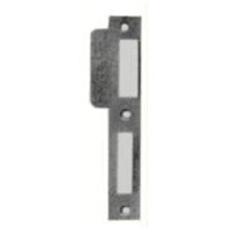 Plaque porte fermeture 170x24x2 argent