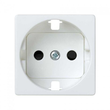 Plaque pour Prise Schuko SIMON 27 Play 2700041 Blanc antibactérien