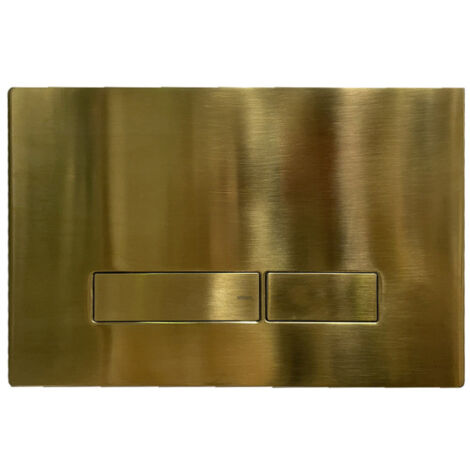 Plaque Pour Wc Suspendu Or Brosse - CRISTINA ONDYNA AC10096P