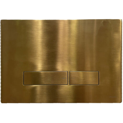 Plaque Pour Wc Suspendu Or Rose Brosse - CRISTINA ONDYNA AC10034P