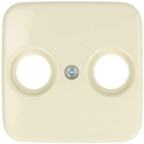 Plaque prise antenne 2 connexions Busch-Duro 2000® SI