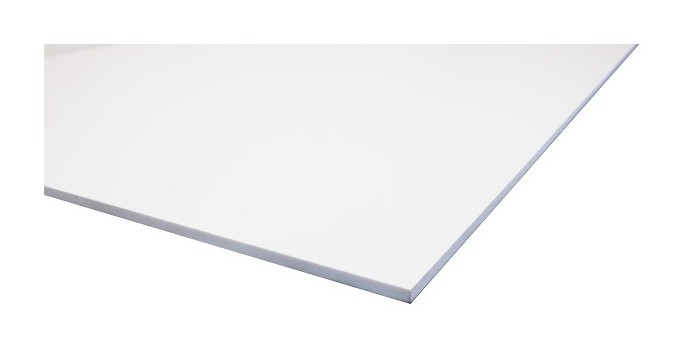 Plaque PVC expanse blanc