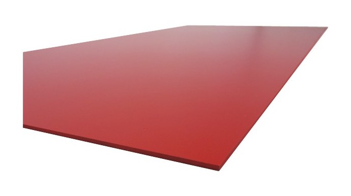  Plaque  PVC  expans  couleur Coloris Rouge Epaisseur 